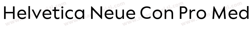 Helvetica Neue Con Pro Medium字体转换